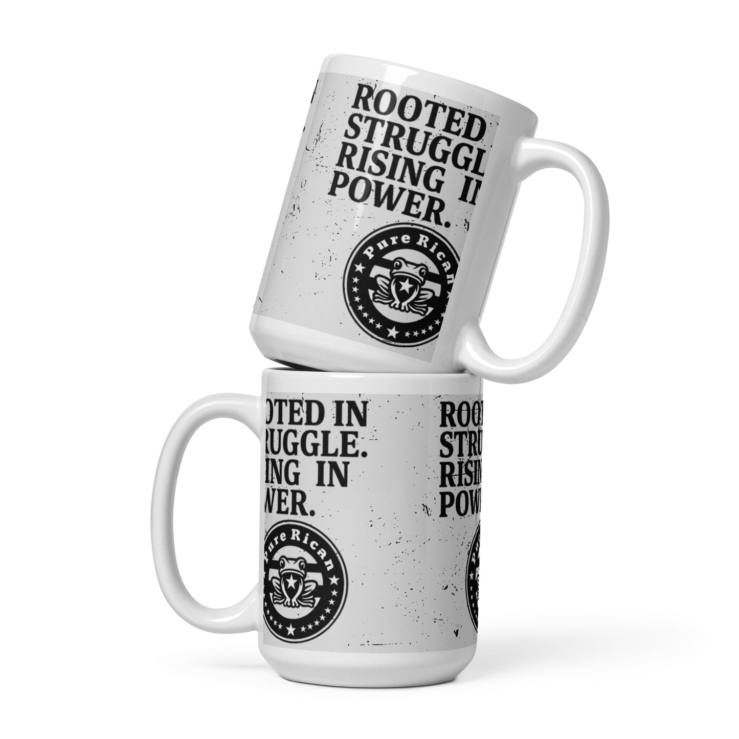 Pure⭐️Rican coffee mug right side angle – island culture mug