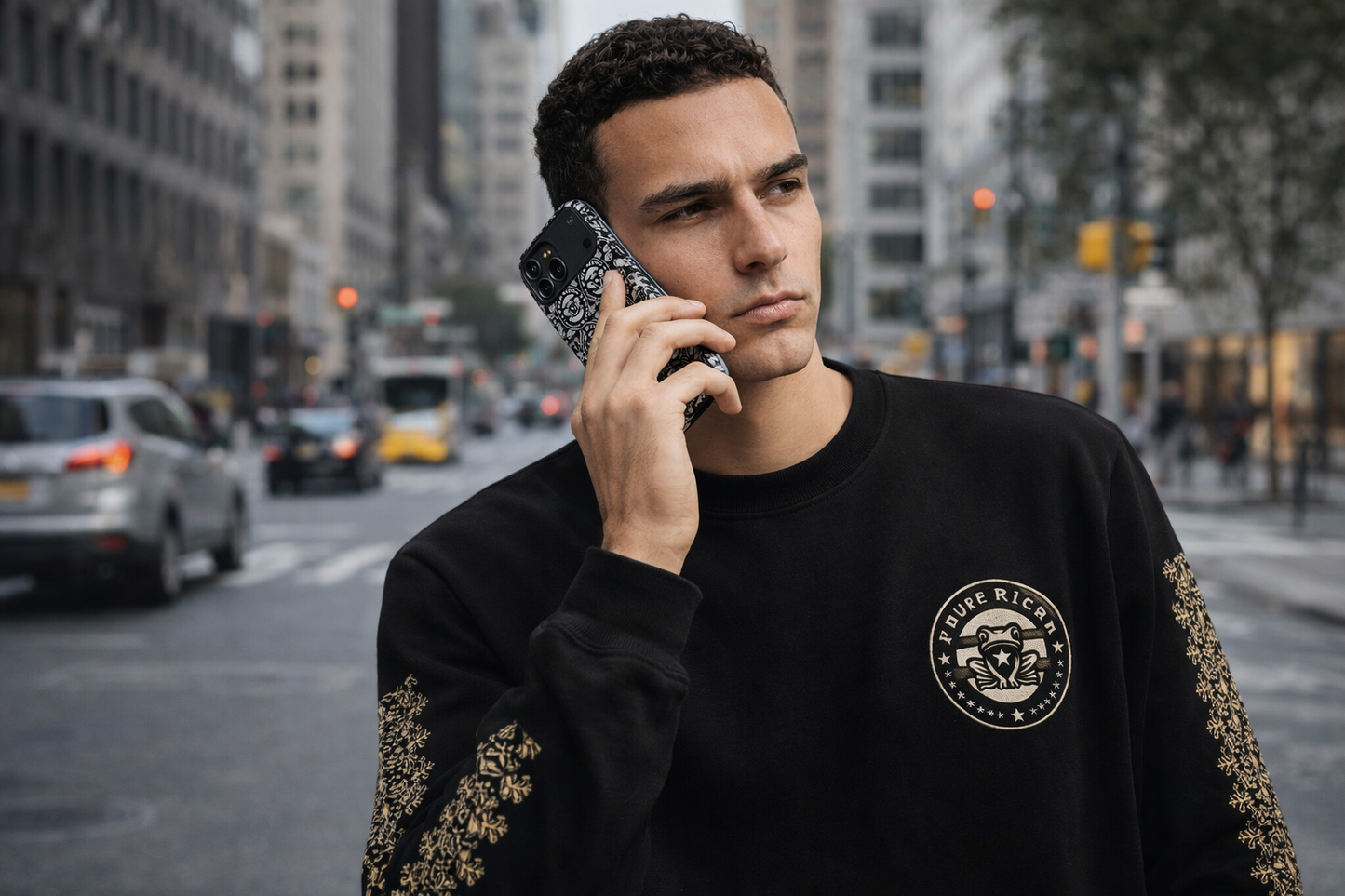 Pure⭐️Rican Sapo Concho All-Over Logo Phone Case MagSafe tough