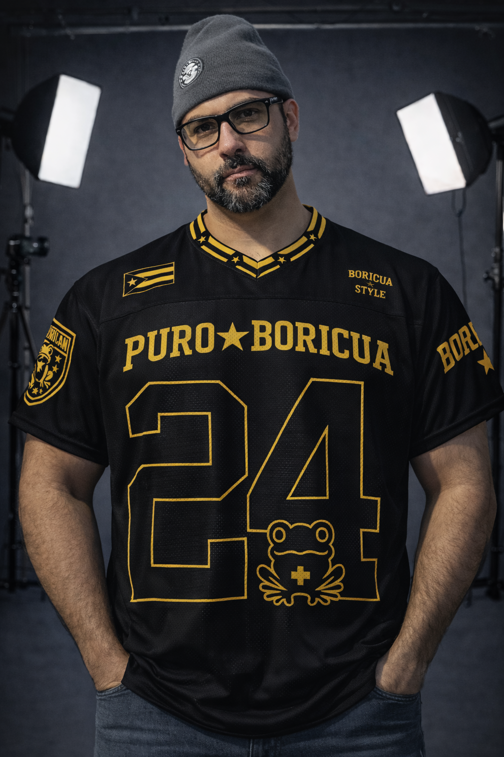 Pure⭐️Rican Boricua Style football jersey Edition