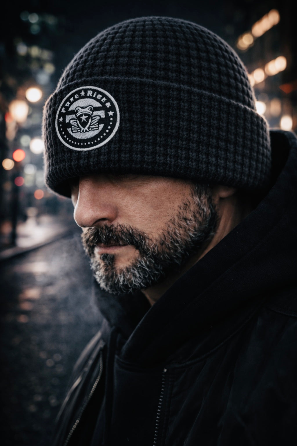 Pure⭐️Rican Seal Patch Fisherman Beanie Edition