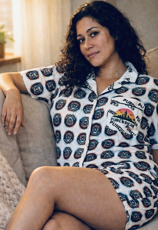 Pure⭐️Rican Graffiti All Over Print Seal Women’s pajama shorts Edition