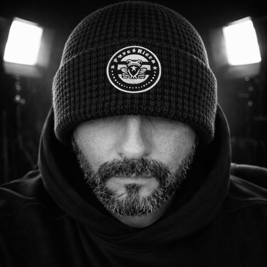 Pure⭐️Rican OG Logo Waffle Scully Beanie