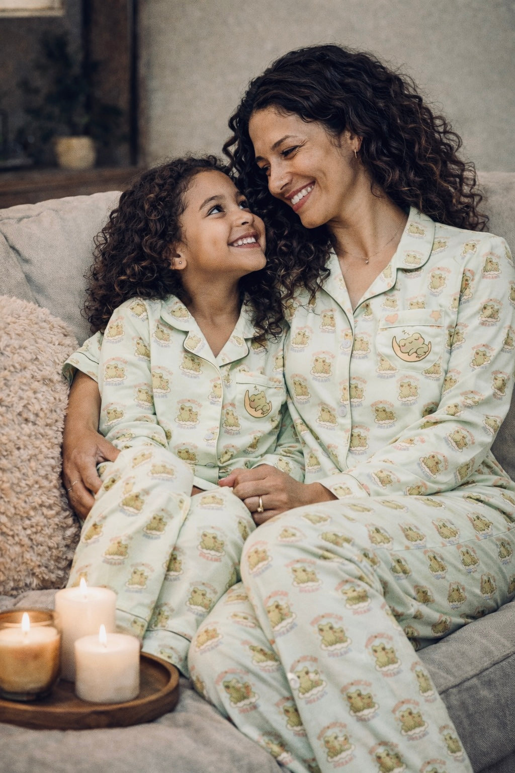 Pure⭐️Rican Mommy & Baby Dreamy Pajama Top – Women’s Mint Green long Sleeve Edition