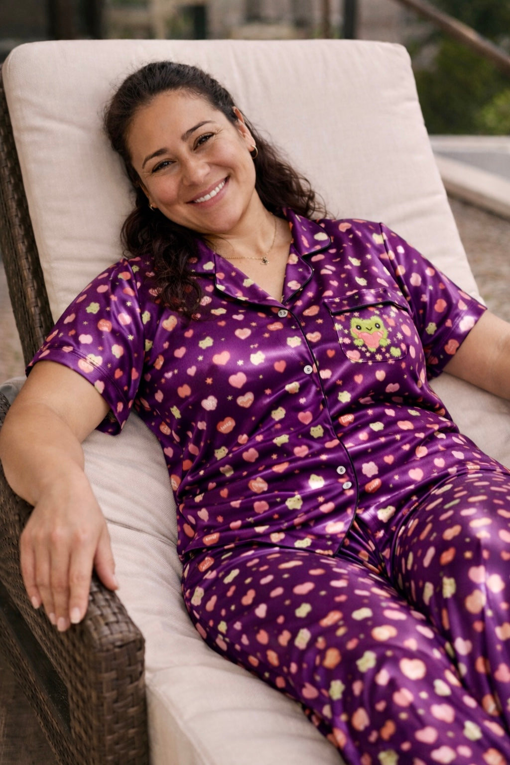 Pure⭐️Rican Sapo Concho Heart Print Pajama Pants