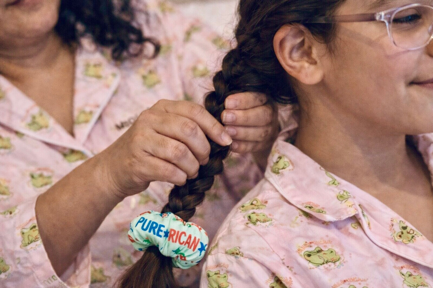 Pure⭐️Rican Sapo Concho Star Scrunchie – Signature Logo Repeat