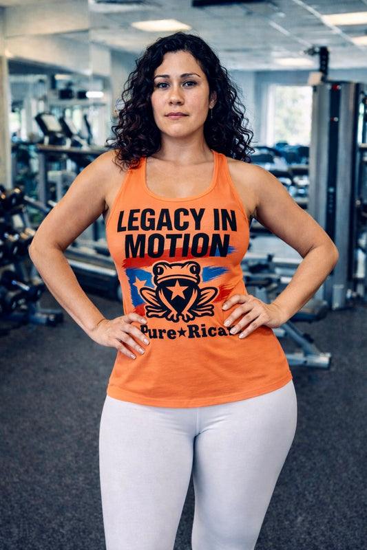 Pure⭐️Rican Women’s workout fitted racerback tank top Edition