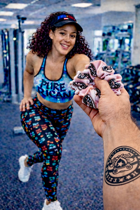 Pure⭐️Rican Signature Logo Scrunchie Hair Accessory