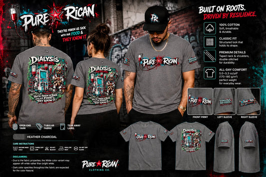 Pure⭐️Rican “Built Through the Fight” Unisex Classic Tee