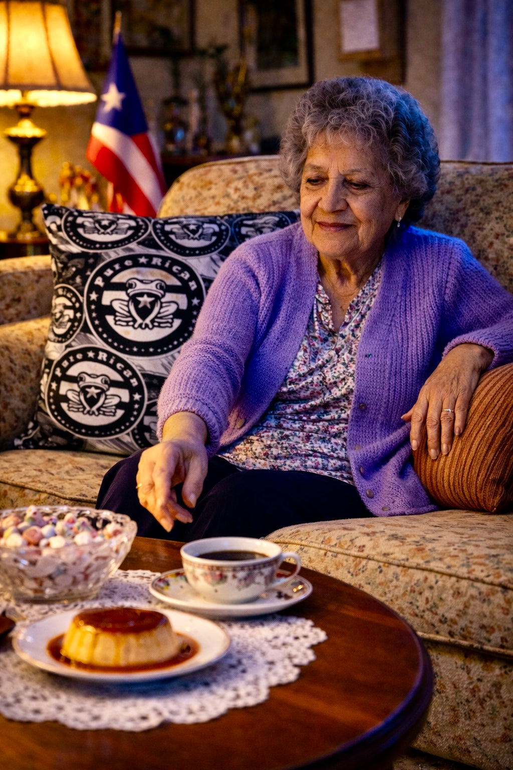 Pure⭐️Rican Sapo Concho Signature Throw Pillow – Black & White Edition