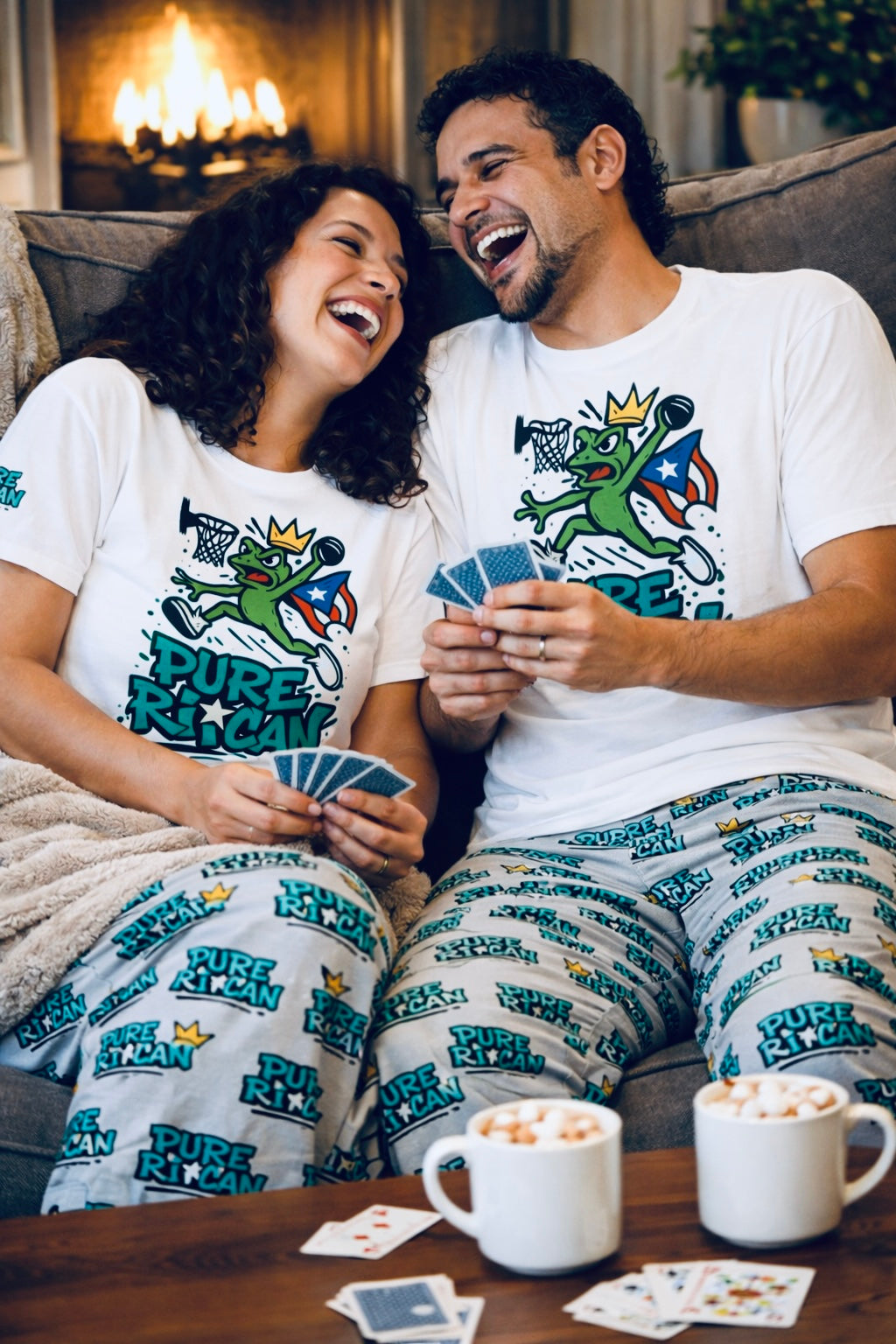 Pure⭐️Rican All-over print unisex wide-leg Pajamas pants Edition