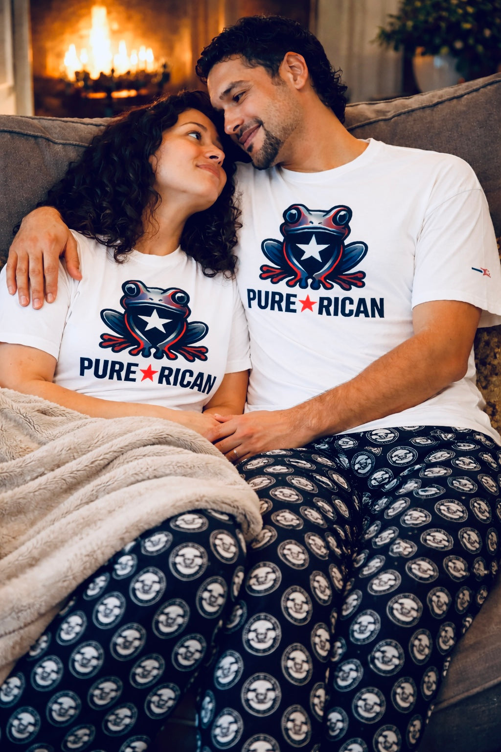 Pure⭐️Rican OG Original Logo All-over print unisex wide-leg pants