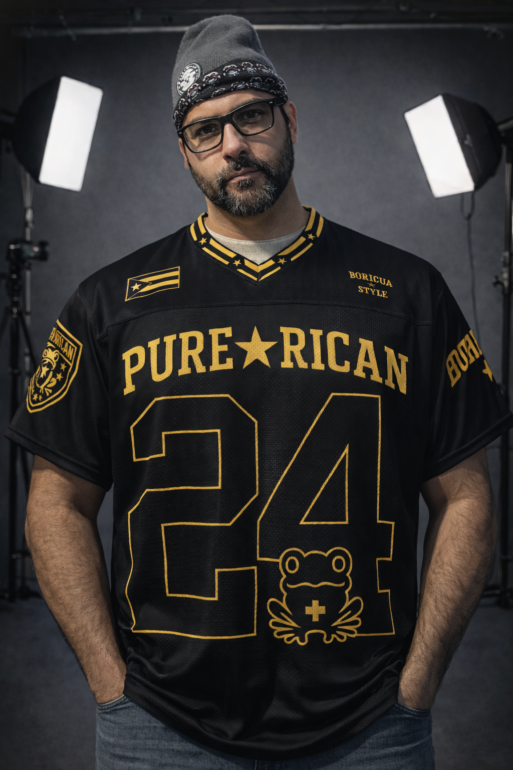 Pure⭐️Rican Boricua Style football jersey Edition