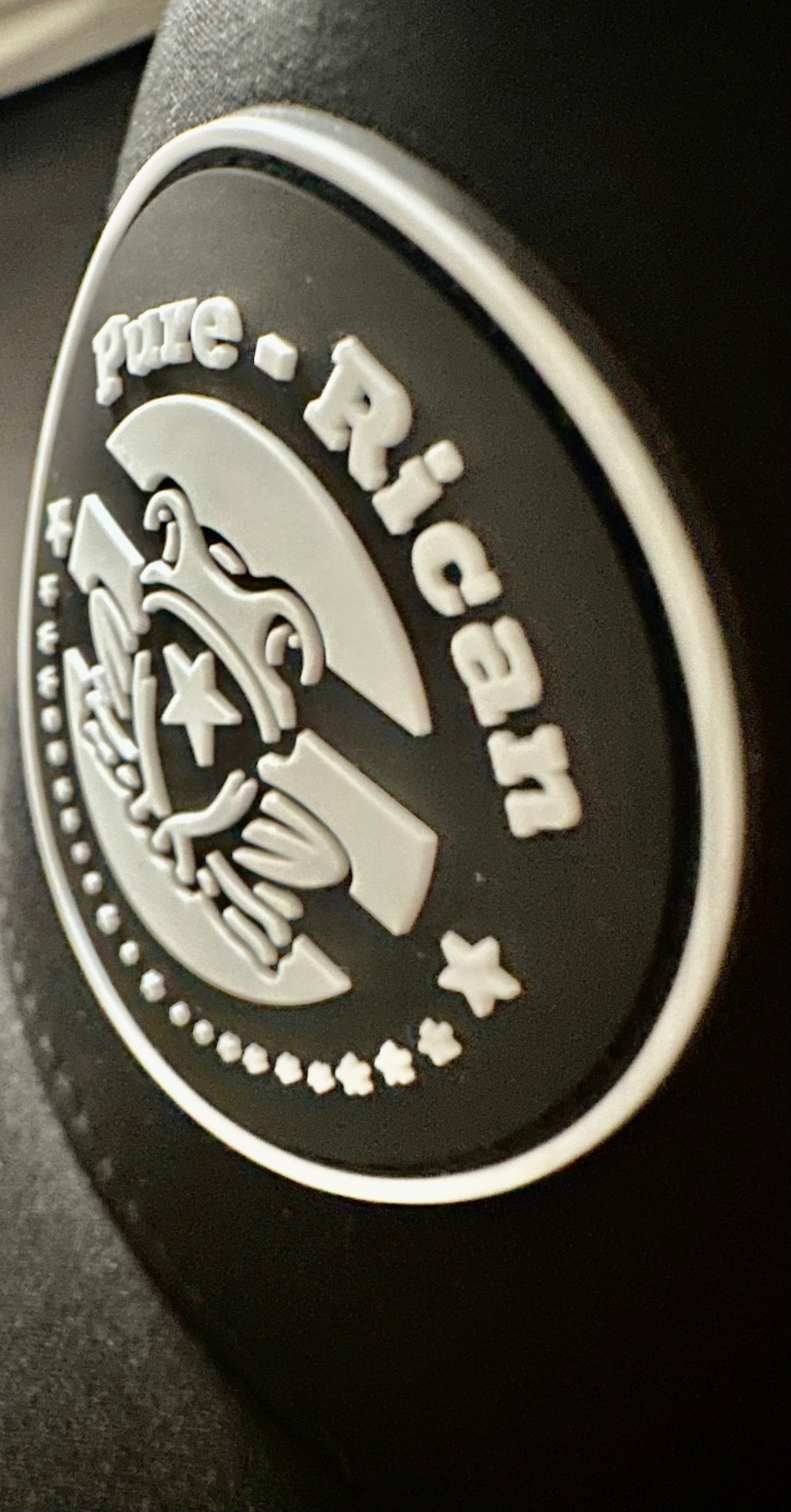 Pure⭐️Rican Performance Hat right side angle – Pure⭐️Rican outdoor training hat