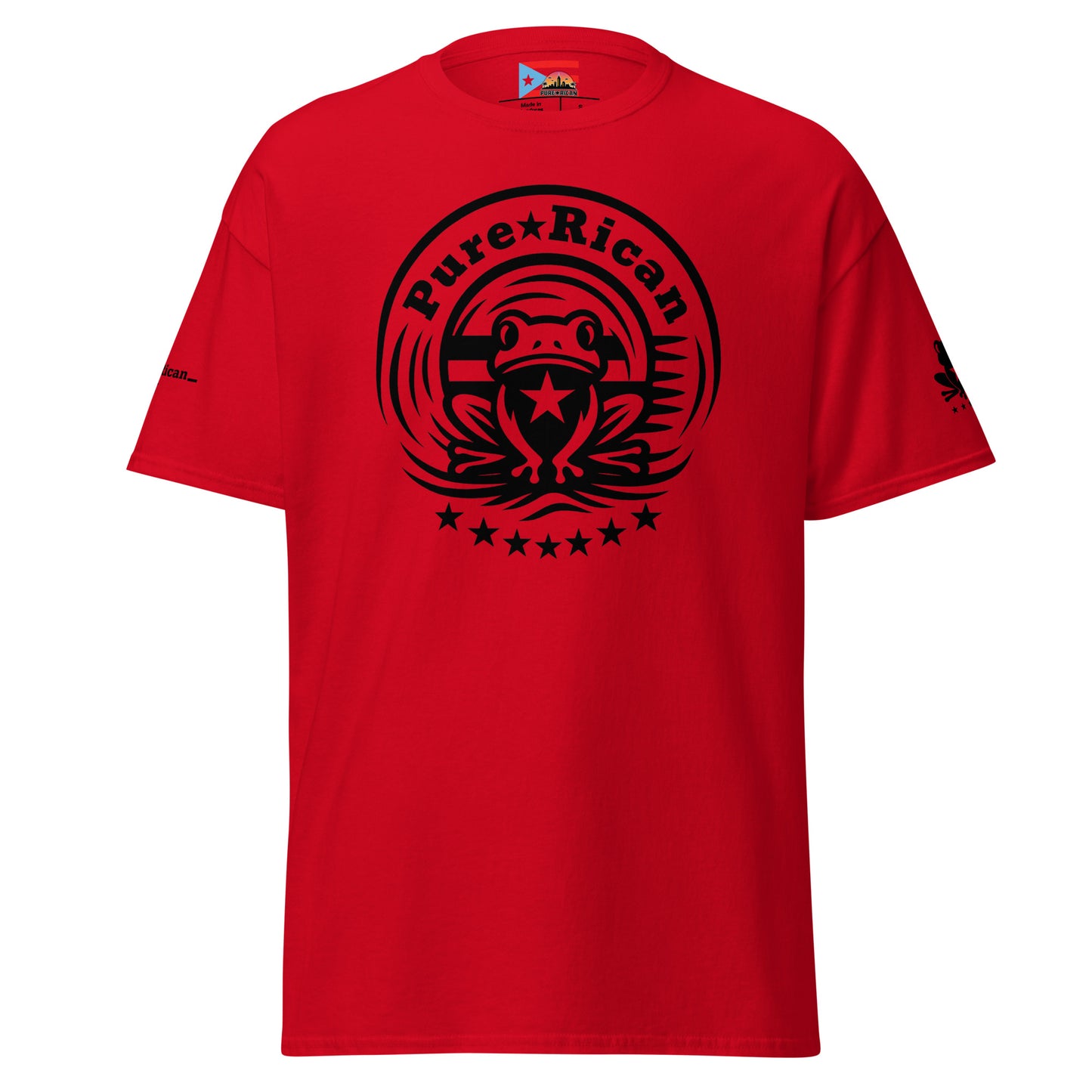 Pure⭐️Rican Birth of the Original tee front view – Puerto Rican origin streetwear