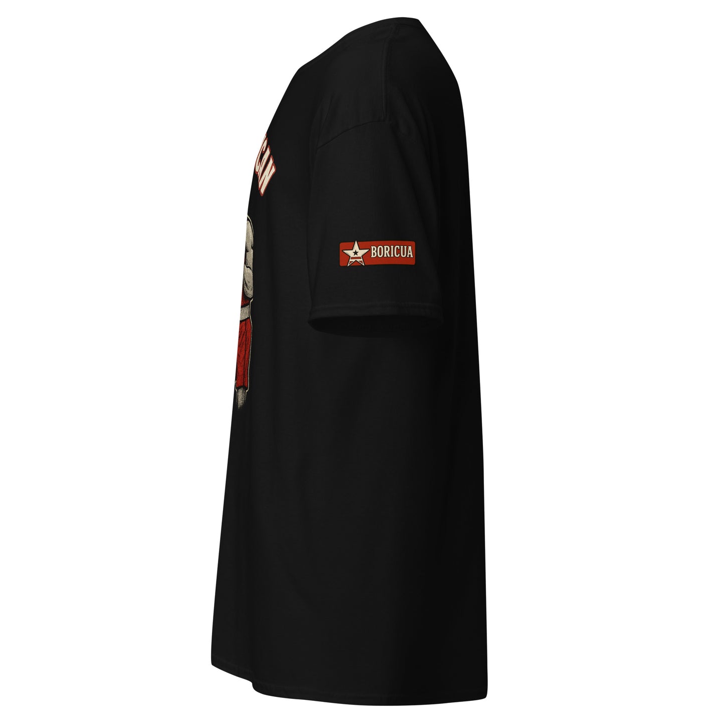 Pure⭐️Rican Boxing Classic tee left side angle – island boxing culture shirt