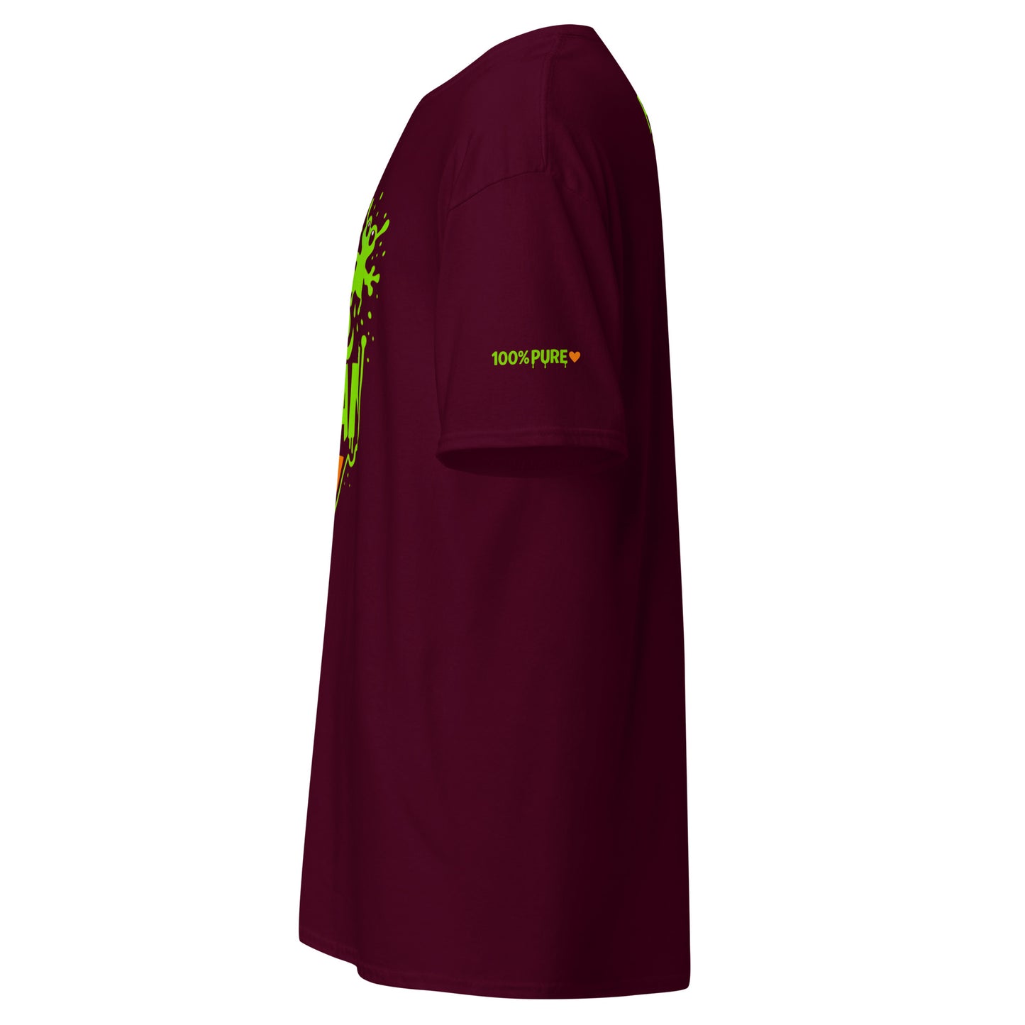 Pure⭐️Rican Graffiti Love Coquí tee left side angle – cultural coquí streetwear shirt