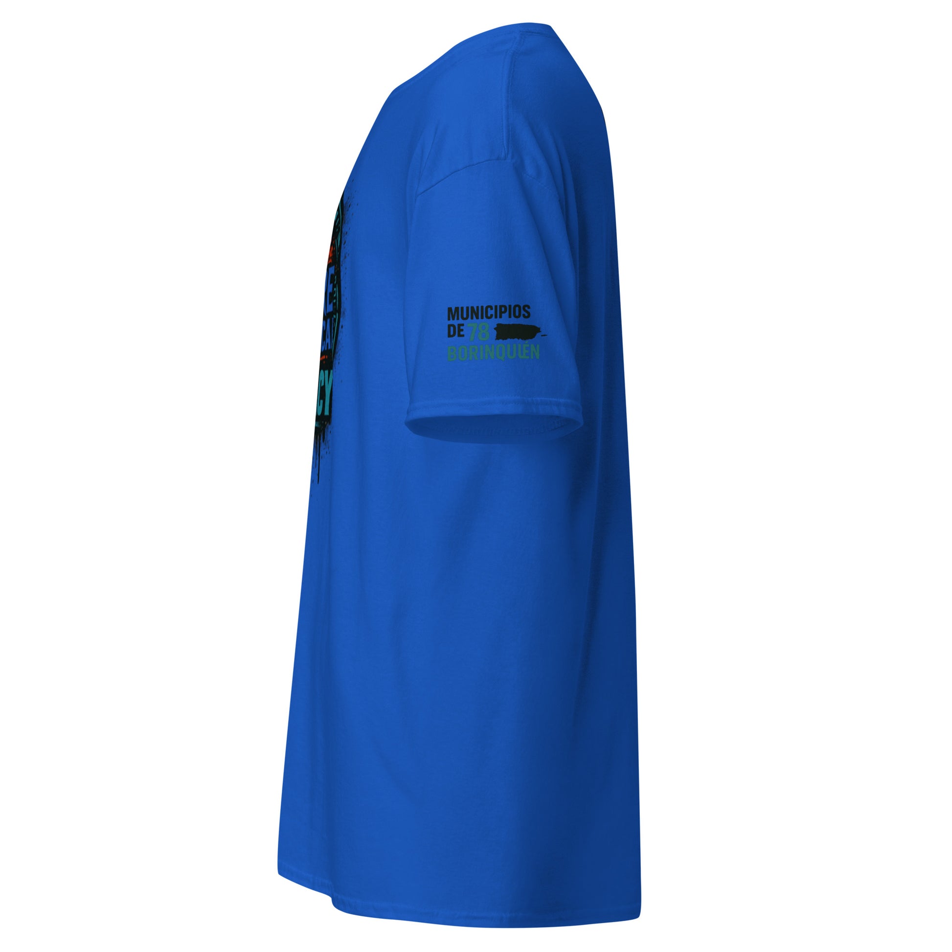 Pure⭐️Rican Legacy tee left side angle – cultural Puerto Rican apparel