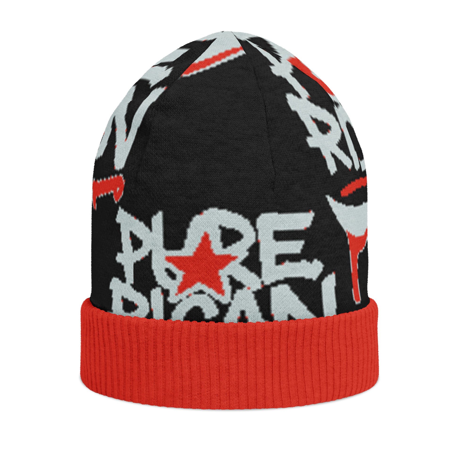 Pure⭐️Rican Machete Drip knitted texture close-up – machete drip pattern detail