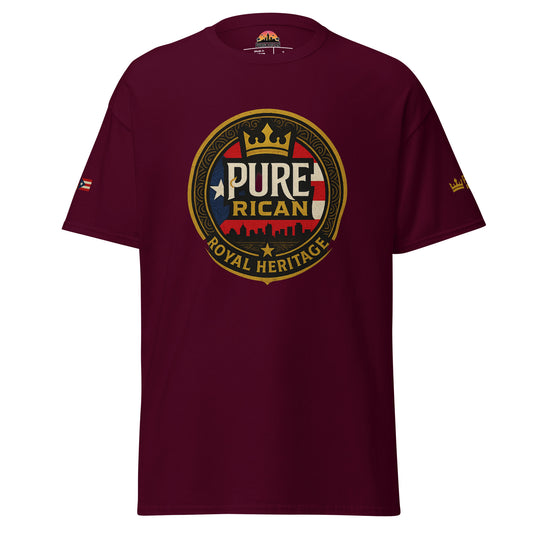 Pure⭐️Rican Royale Edition tee front view – premium Puerto Rican streetwear