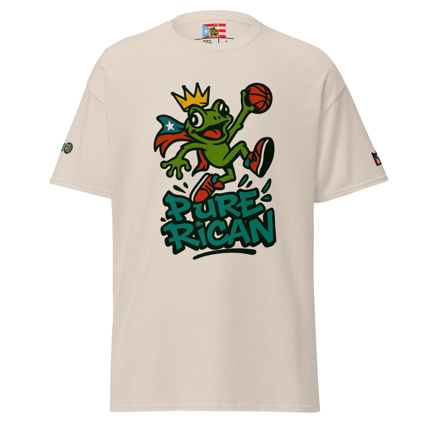Pure⭐️Rican Sapo Baller graffiti-style t-shirt – Puerto Rican streetwear design