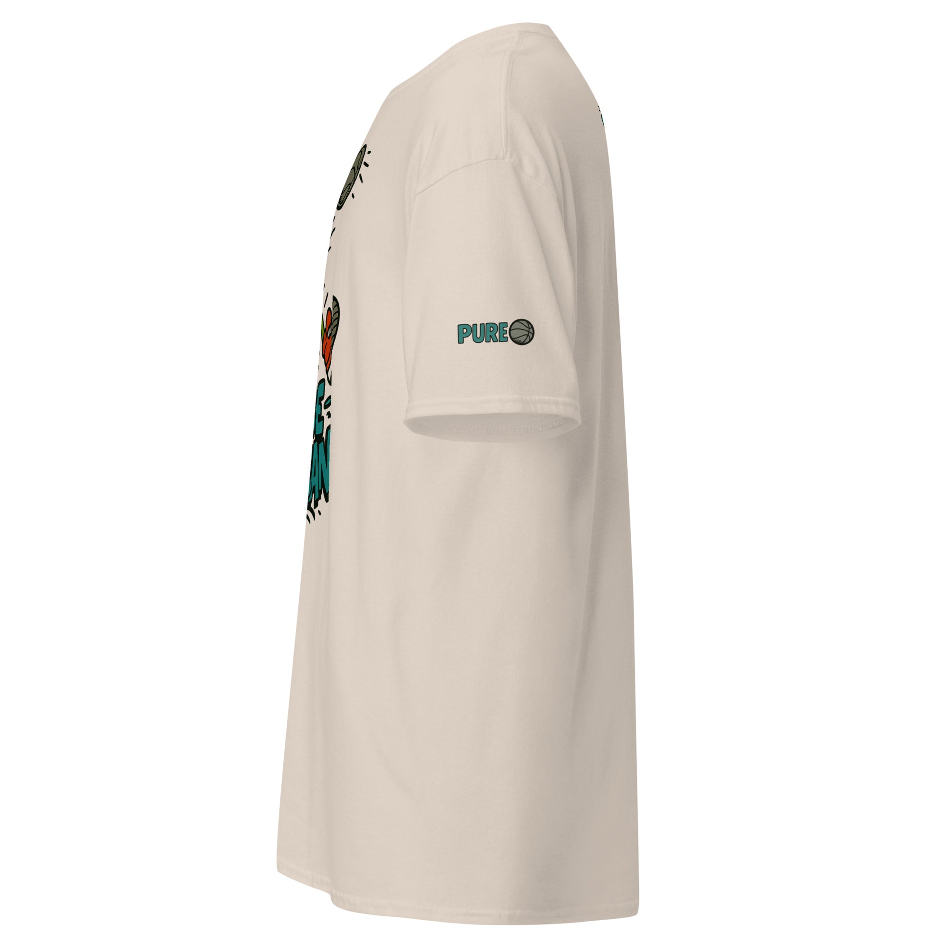 Pure⭐️Rican Sapo Concho Signature tee left side angle – Puerto Rican culture shirt