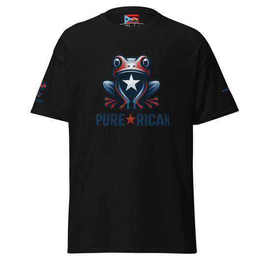 Pure⭐️Rican Sapo tee front view – Puerto Rican Sapo Concho design