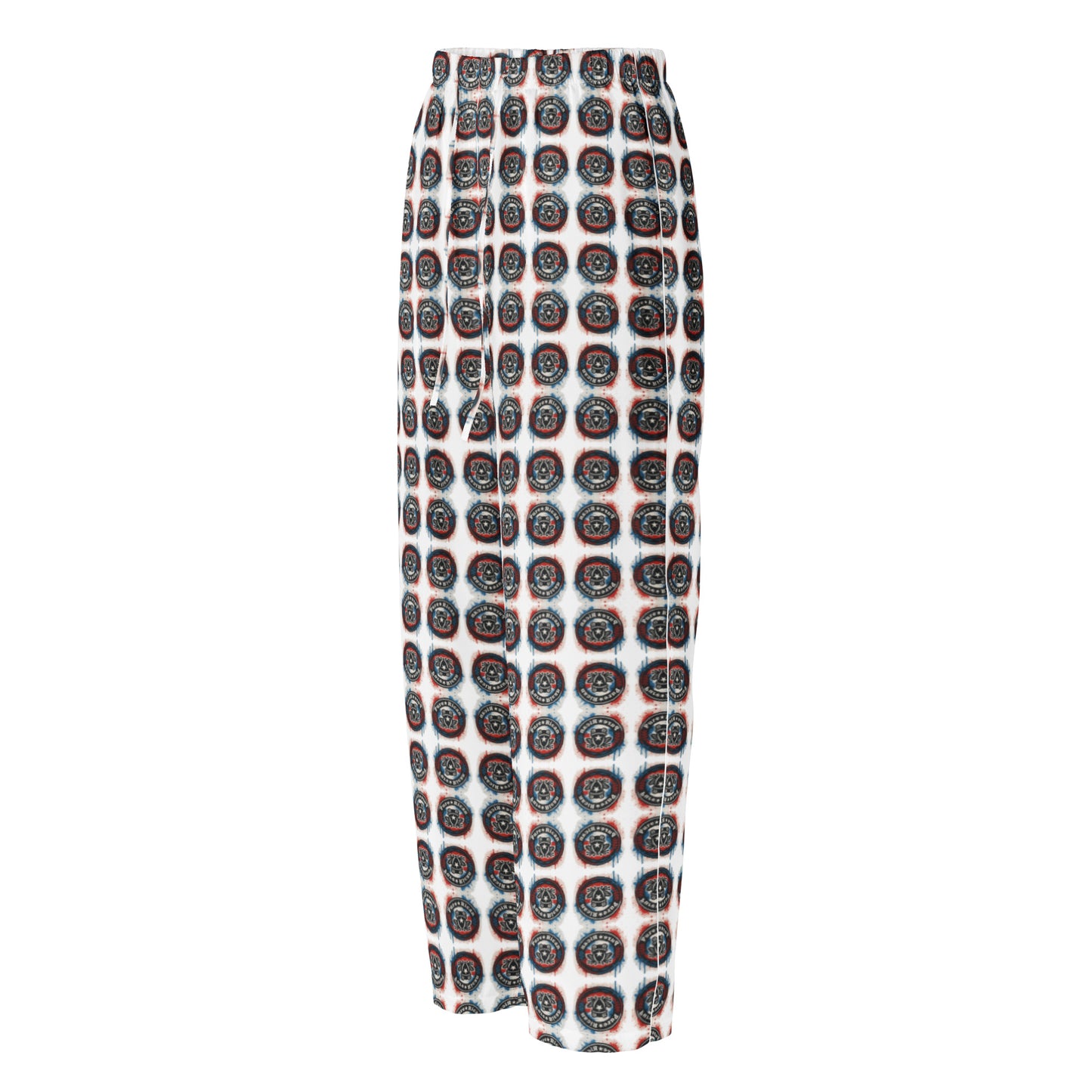 Pure⭐️Rican graffiti Seal pajama pants left side angle – women’s street-art print pants