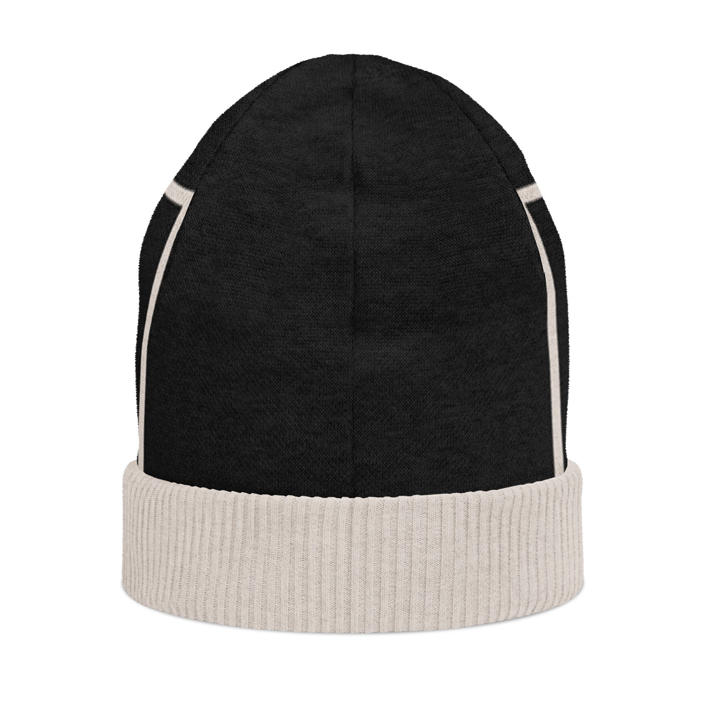 Pure⭐️Rican signature knit beanie front view – Puerto Rican knitted winter hat