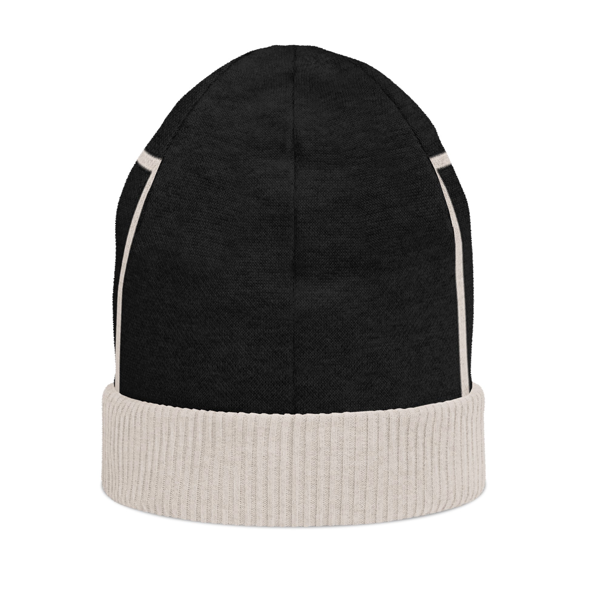 Pure⭐️Rican signature knit beanie front view – Puerto Rican knitted winter hat