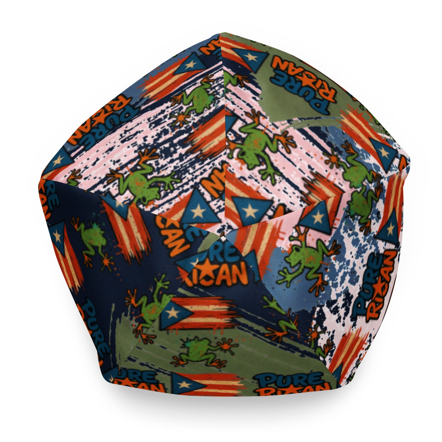 sland Energy beanie fabric and pattern detail – Pure⭐️Rican design