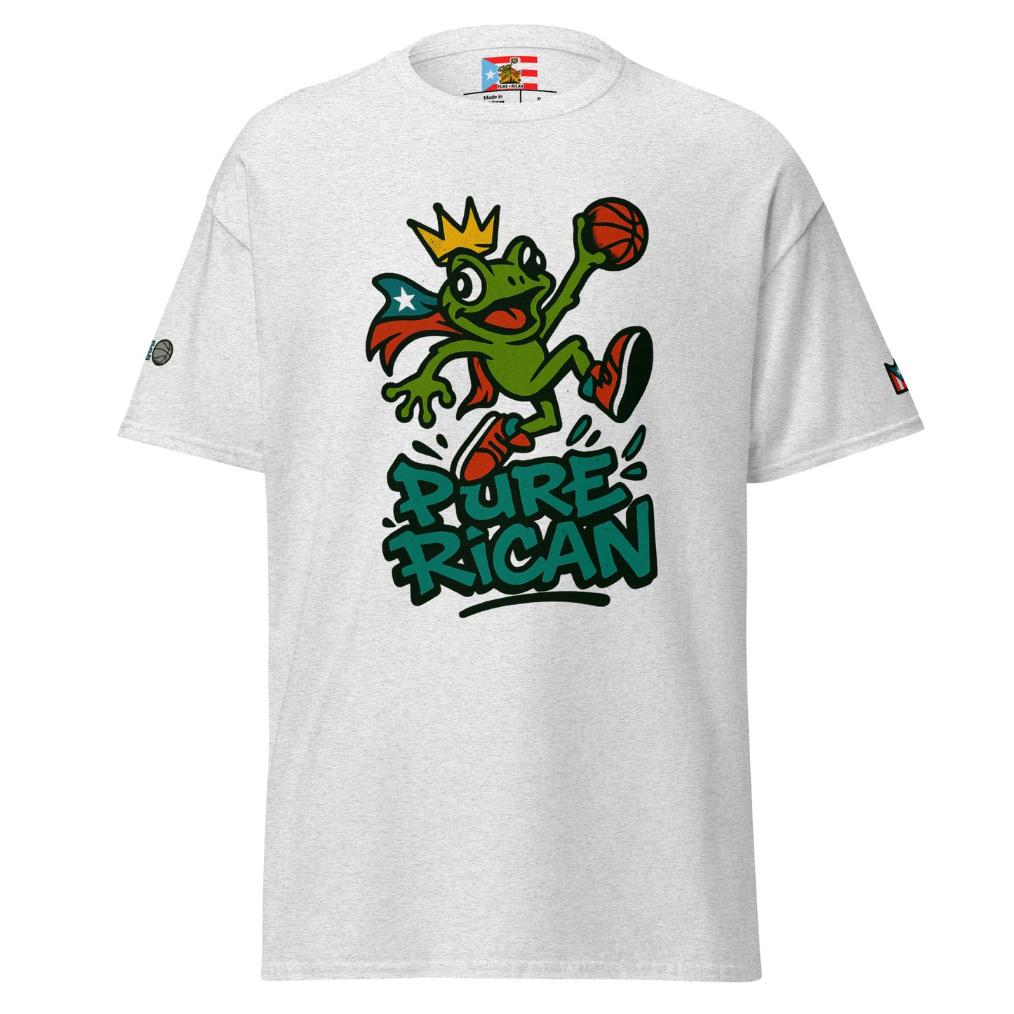 Pure⭐️Rican Sapo Baller graffiti-style t-shirt – Puerto Rican streetwear design