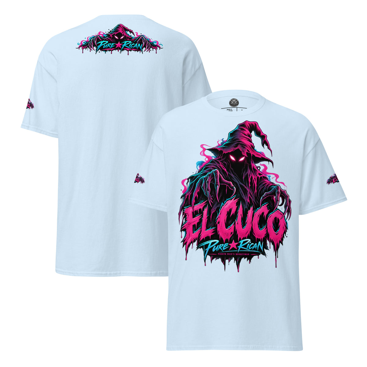 Pure⭐️Rican El Cuco Puerto Rico’s Boogeyman unisex graphic tee mockup