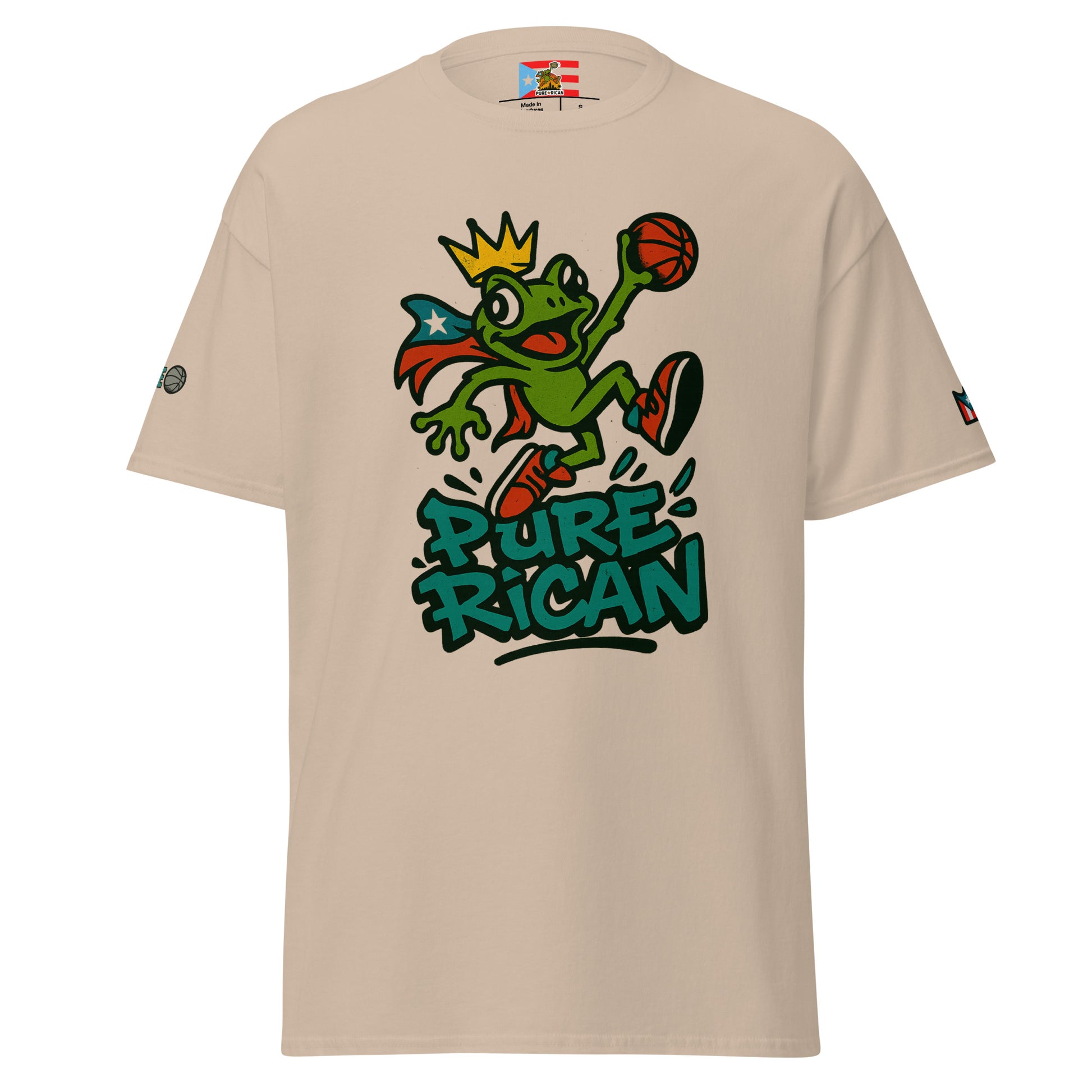 Pure⭐️Rican Sapo Baller graffiti-style t-shirt – Puerto Rican streetwear design