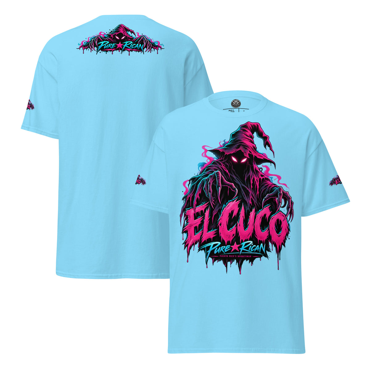 Pure⭐️Rican El Cuco Puerto Rico’s Boogeyman unisex graphic tee mockup