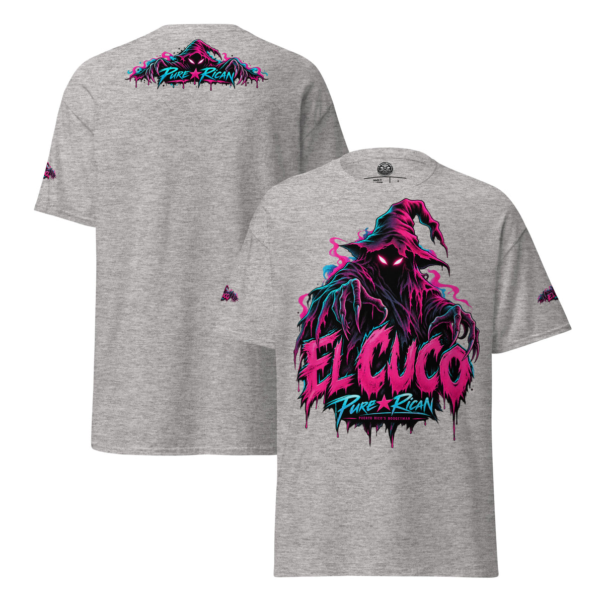 Pure⭐️Rican El Cuco Puerto Rico’s Boogeyman unisex graphic tee mockup