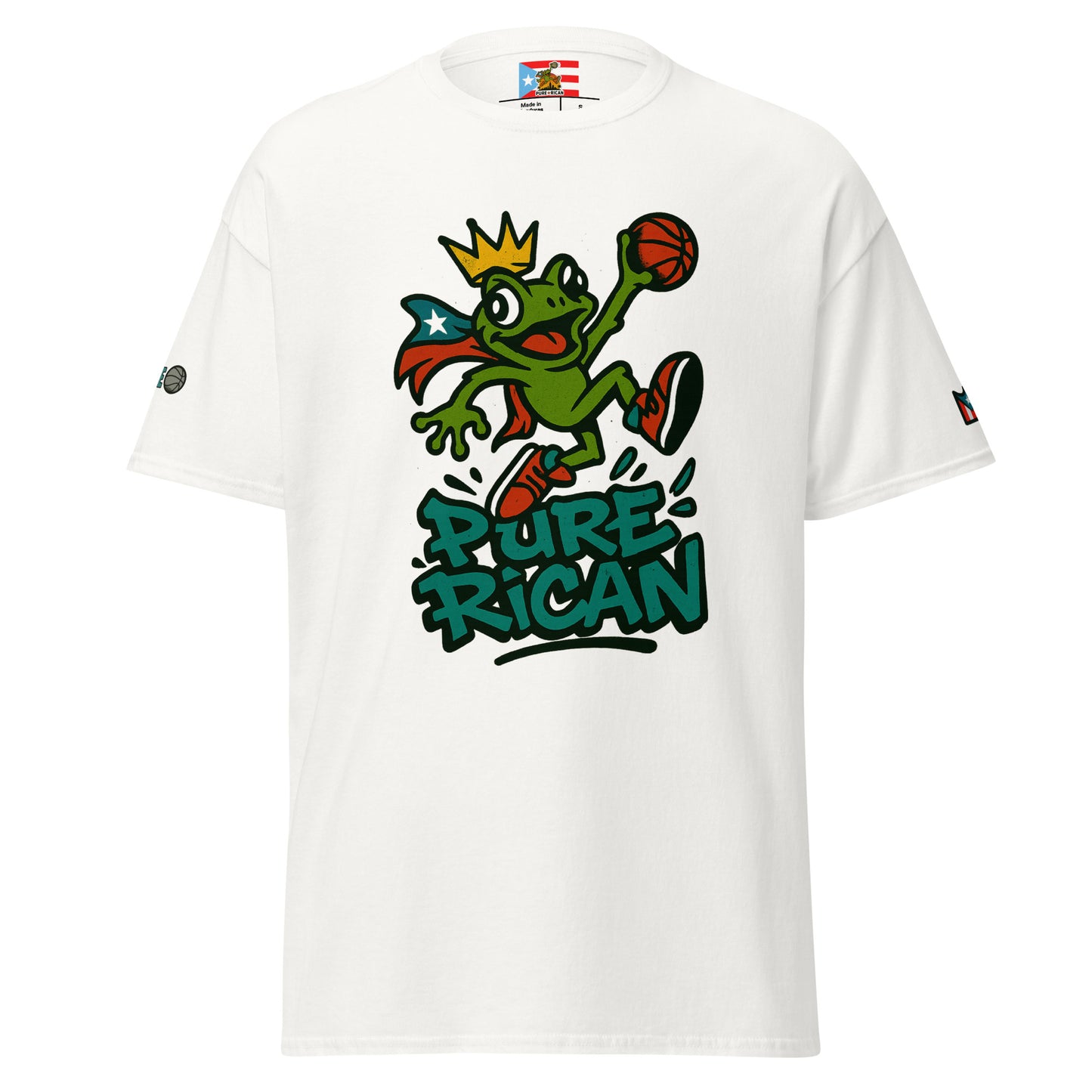 Pure⭐️Rican Sapo Baller graffiti-style t-shirt – Puerto Rican streetwear design
