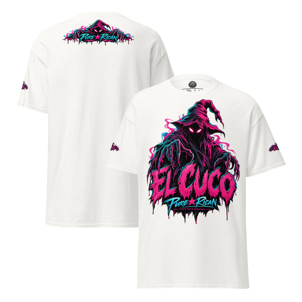 Pure⭐️Rican El Cuco Puerto Rico’s Boogeyman unisex graphic tee mockup